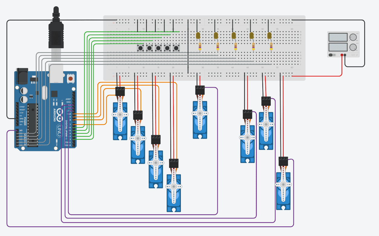 Commande d'aiguilles et tracé d'itinéraires avec Arduino