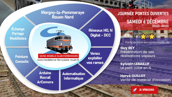 Journées portes ouvertes Modélisme Ferroviaire 6 décembre 2025